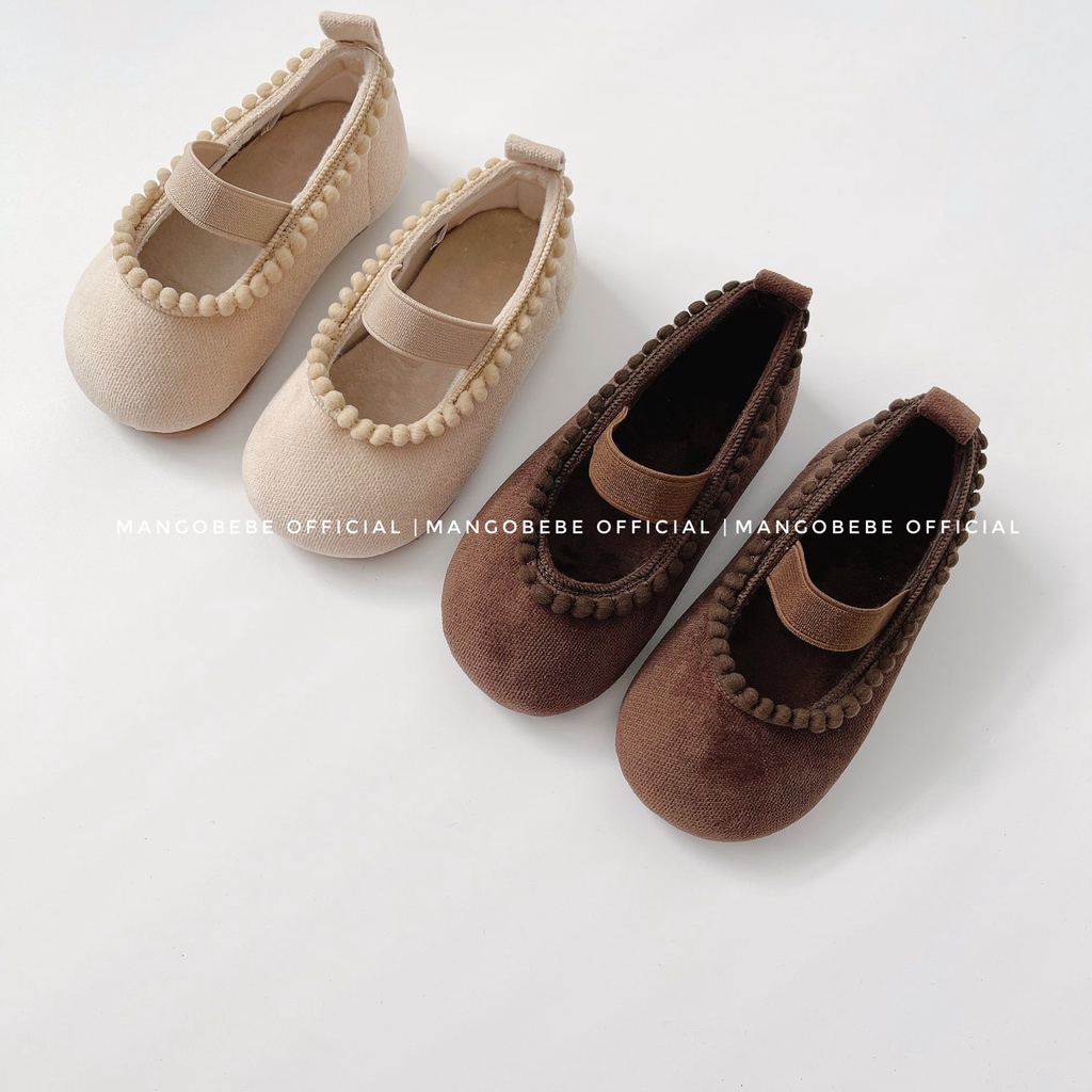 Giày búp bê viền bi cho bé gái - My Shoes