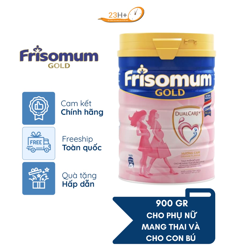 Sữa bầu Friso Mum Gold hương vani 900g -Hàng chính hãng