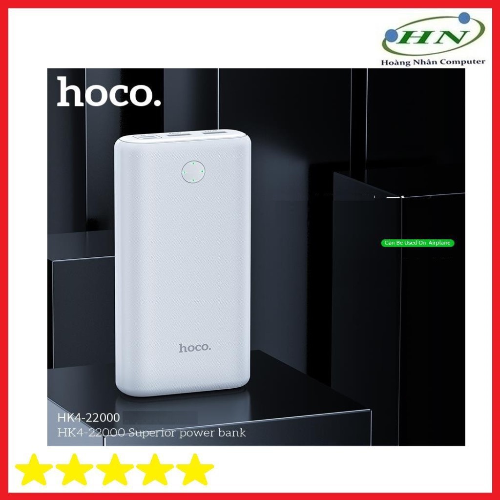 [Mã SKAMSALE03 giảm 10% đơn 200k] Pin sạc dự phòng Hoco HK4 Superior 22000mAh