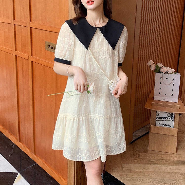 Đầm Đuôi Cá Cổ Búp Bê Phong Cách Thời Trang Pháp Dành Cho Nữ  tao bao
