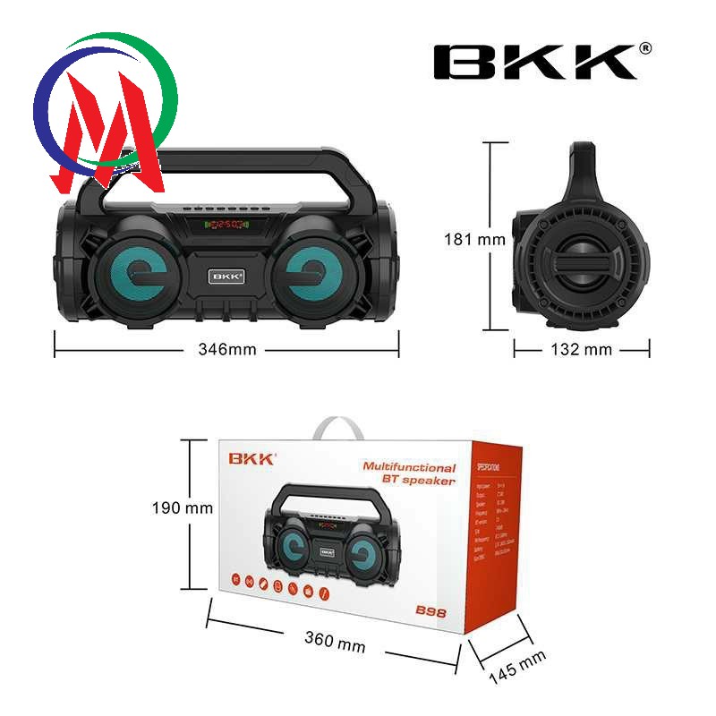 Loa Bluetooth Kèm Mic Karaoke BKK-B98