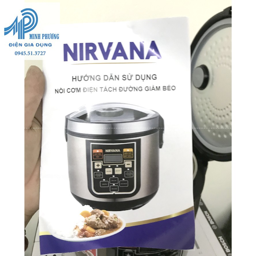 Nồi cơm tách đường Nirvana 1.8 lít bảo hành 12 tháng chính hãng | BigBuy360 - bigbuy360.vn