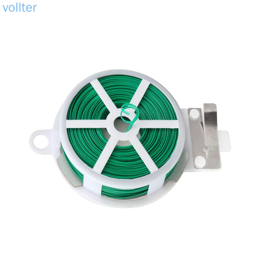 Cuộn dây buộc xoắn màu xanh lục chiều dài 20m