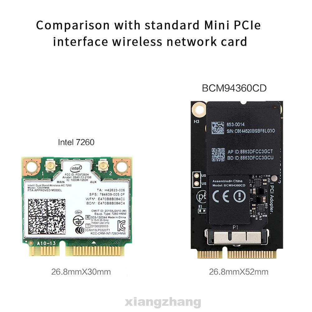 BCM94360CD WIFI Accessory Network Card Mini Pcie Adapter Board | WebRaoVat - webraovat.net.vn