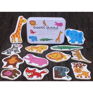 [ĐỒ_CHƠI_GIÁ_TỐT] ghép hình puzzle 2 mảnh gỗ