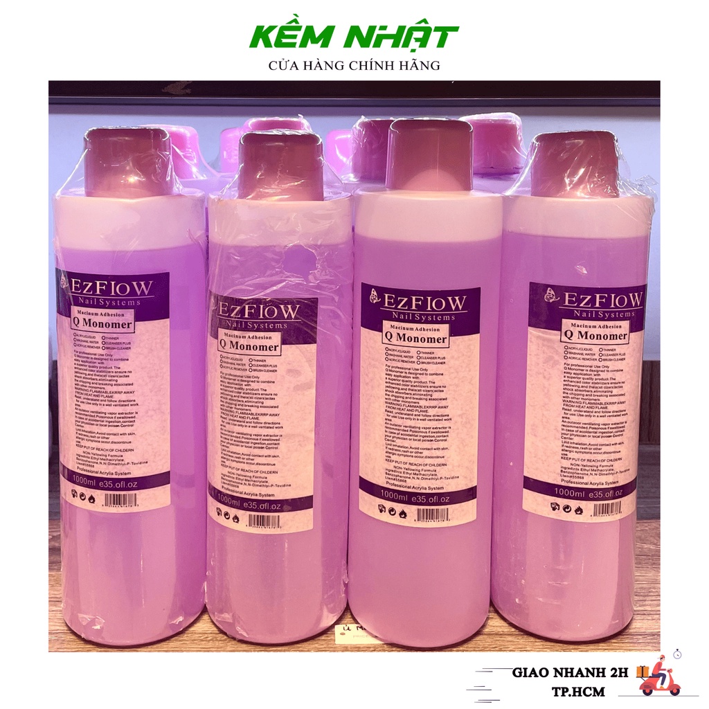 Lưu Huỳnh Tím EZFLOW Đắp Bột Móng 1000ml