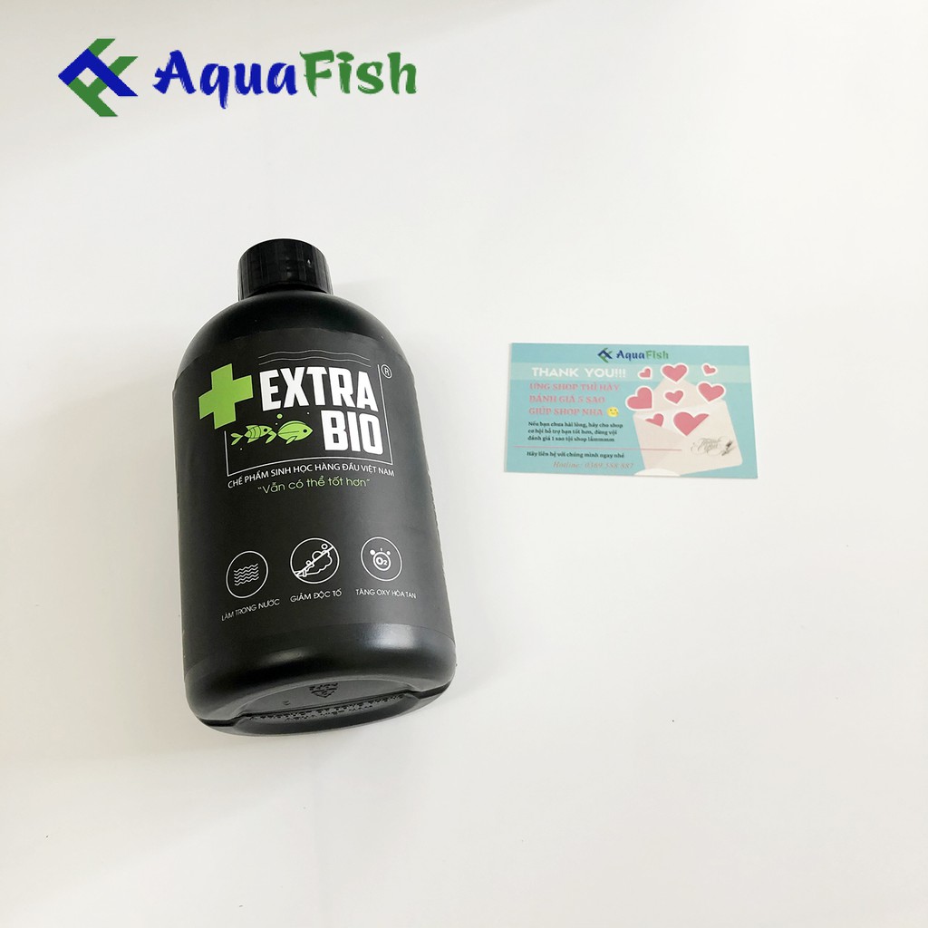 Men Vi Sinh Extra Bio 500ml (Dòng men vi sinh Bio giúp lọc nước, làm trong nước cho hồ cá, bể cá siêu hiệu quả)