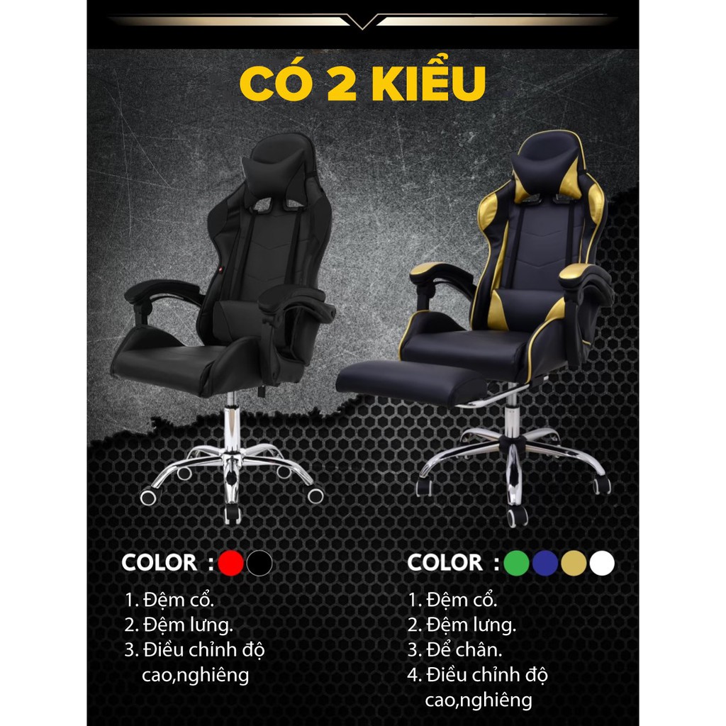 CHAIR -Ghế livestream giá rẻ, ghế Văn Phòng,Ghế Game Chân Xoay Cao Cấp Mới Nhất