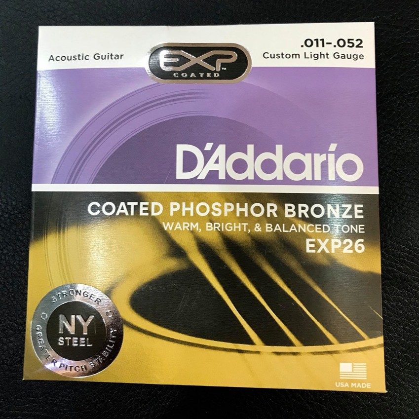 Dây Guitar Acoustic D'Addario EJ13 - Exp26