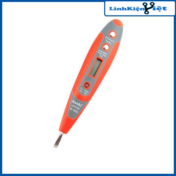Bút thử điện Asaki AK-9059 hiển thị màn hình điện tử cao cấp