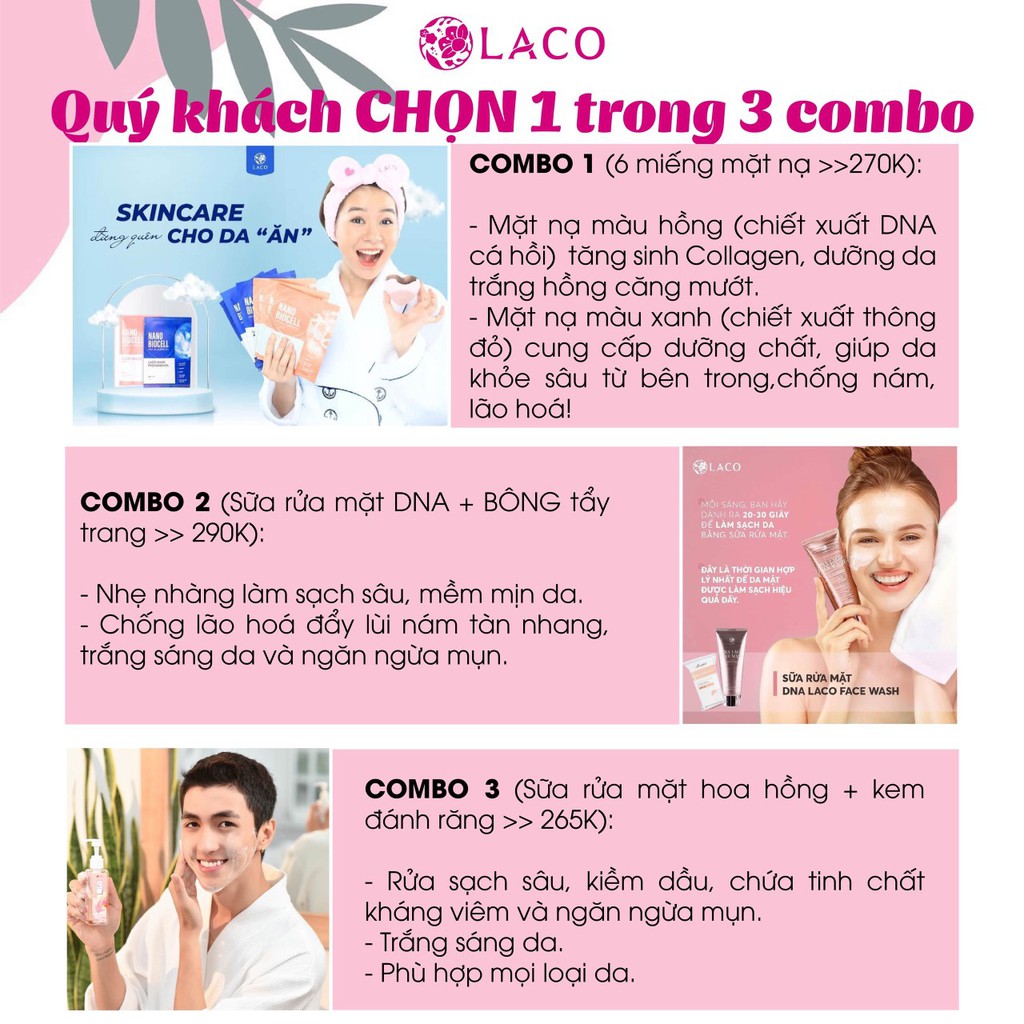 MÁY RỬA MẶT LACO LUXURY (Hồng) - SẠCH SÂU - XOÁ NHĂN - MASSAGE - GIẢM NỌNG CẰM)