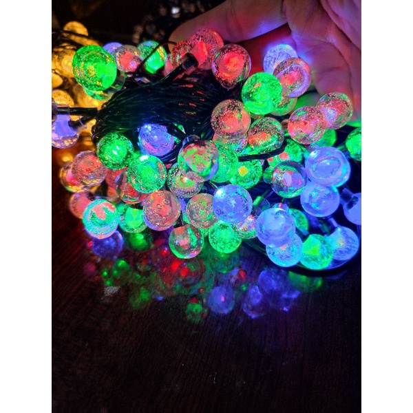 Đèn Led Noel .Đèn Chớp Nháy , Đèn bi bọt 10m80bóng