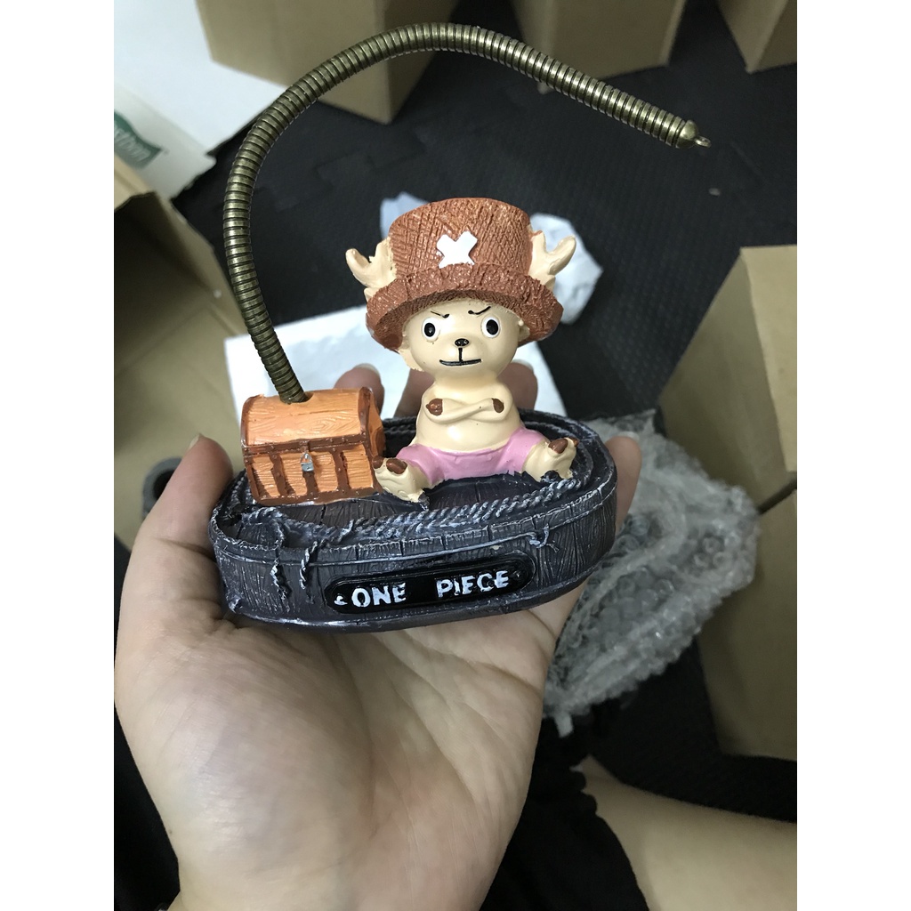 Đèn led trang trí - Đèn ngủ để bàn nhân vật phim OnePiece cực chất ánh sáng xanh độc lạ dùng để decor làm quà tặng