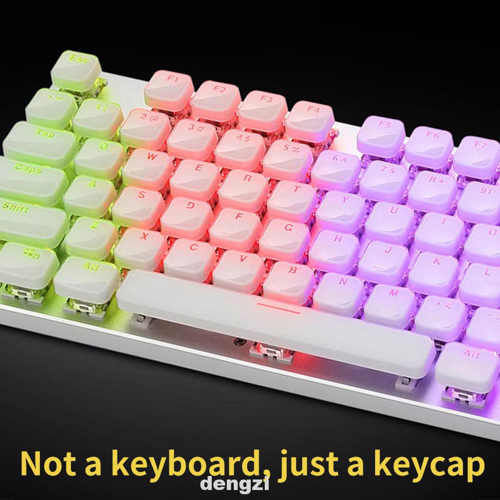 104 Keys Home Decorative Fashion Replacement Backlit Retro Office Translucent Mechanical Keyboard Keycap