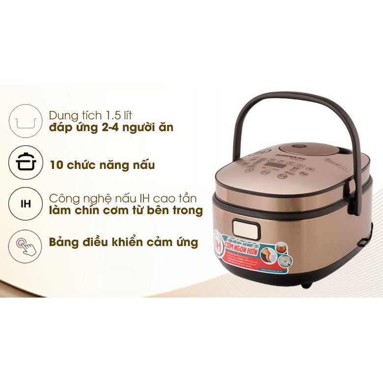 Nồi cơm điện cao tần Sunhouse Mama 1.5 lít SHD8955