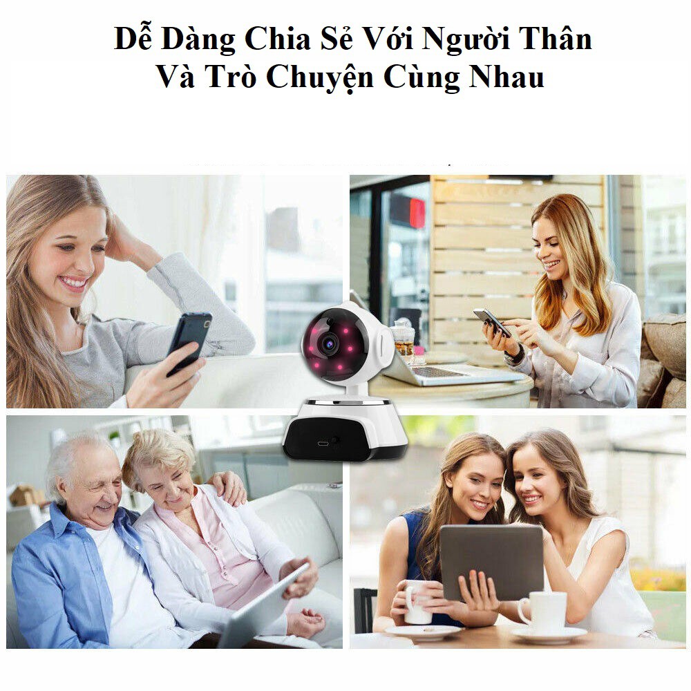 V380 Camera an ninh gia đình WI-FI Camera không dây WiFi Camera âm thanh Ghi âm giám sát Màn hình bé iCSee Camera Mini