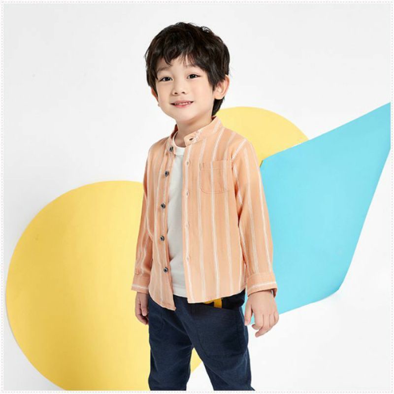 Áo sơ mi lót lông cho bé trai