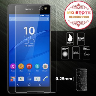 Kính cường lực sony c3/ c4/ c5 trong suốt không full glass 9h
