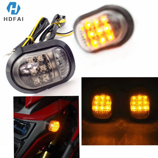 Set 2 đèn tín hiệu nhấp nháy 12V cho xe máy