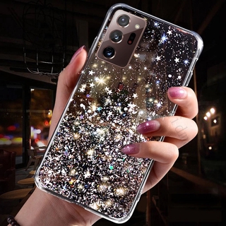 Ốp điện thoại họa tiết ngôi sao lấp lánh cho Realme V15 V11 V13 Q2 Q3I Q3 Pro