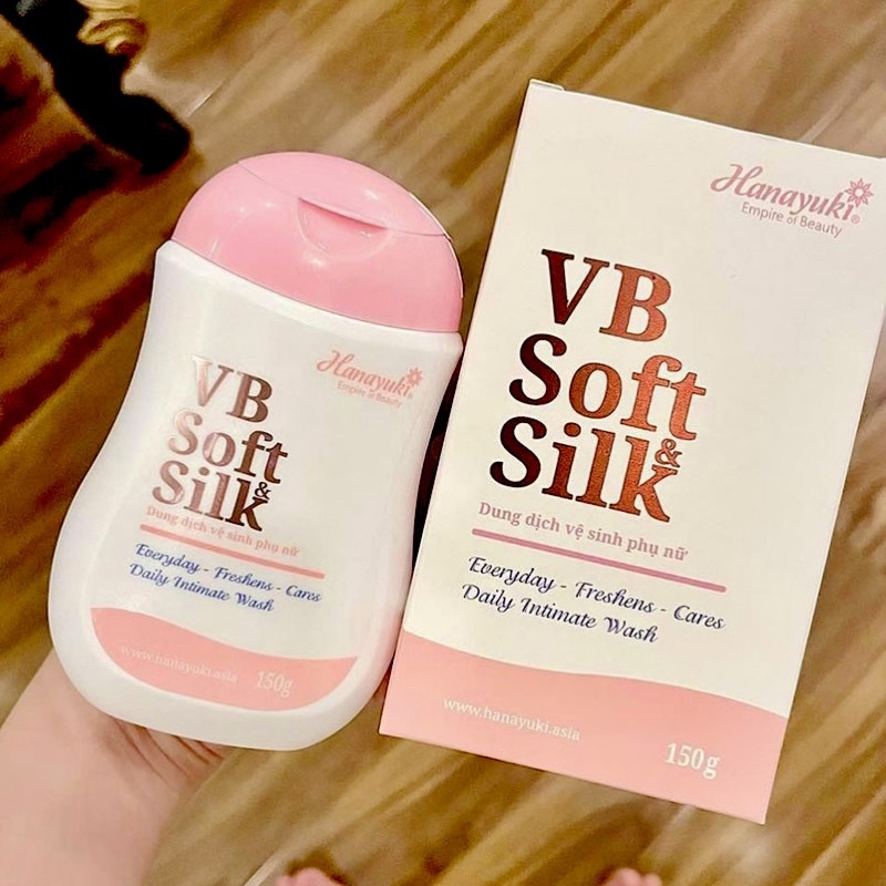 Dung Dịch Vệ Sinh VB SOFT SILK HANAYUKI Chai Hồng Mẫu Mới Gel Vệ Sinh Đoàn Di Băng Nước Vệ Sinh Nam Nữ Cân Bằng Độ Ẩm