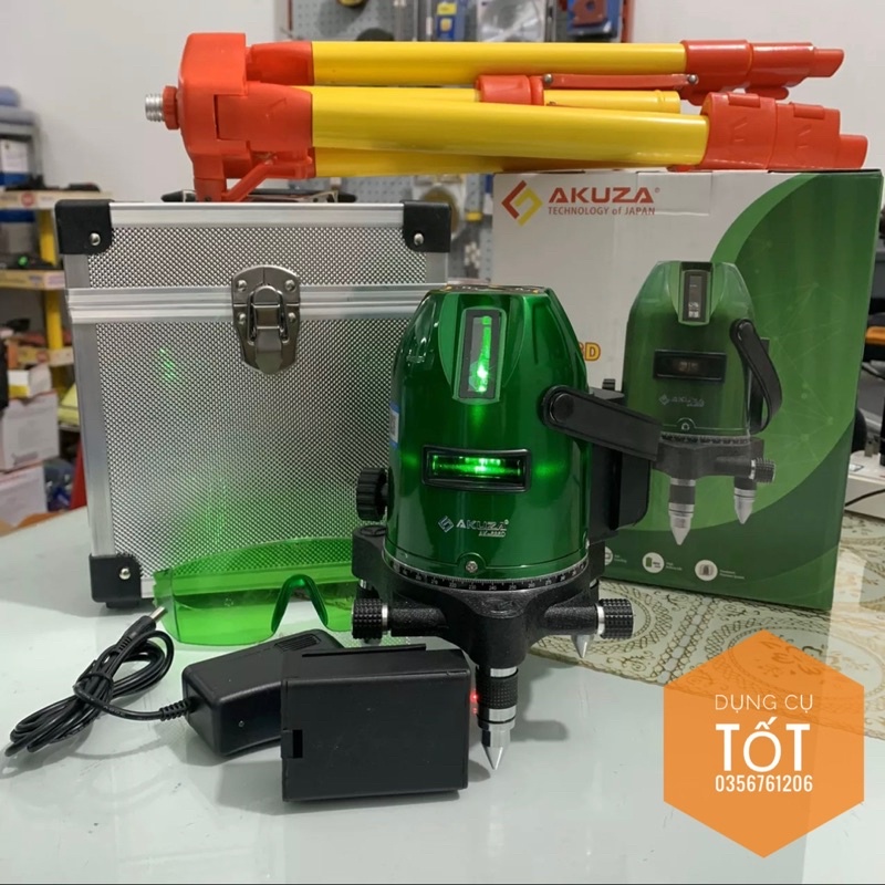 Máy bắn cốt cân mực  laser 5 tia xanh Akuza 686D sử dụng tia laze siêu sáng bắn cos chính xác