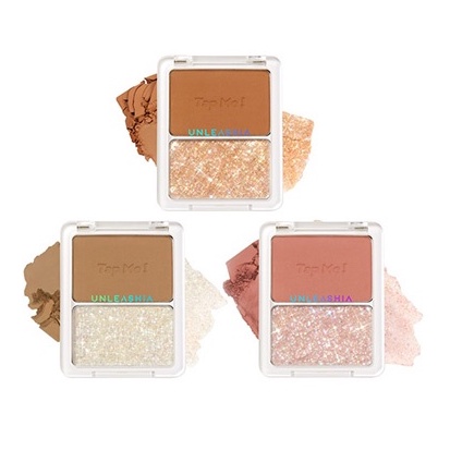 Bảng Phấn Mắt 2 Màu Ánh Nhũ Unleashia Tap Me Palette Duo