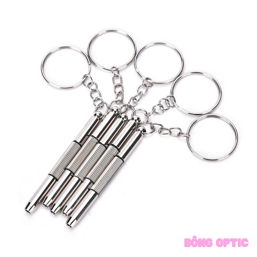Tua vít sửa kính 2 đầu, Móc khóa đa năng