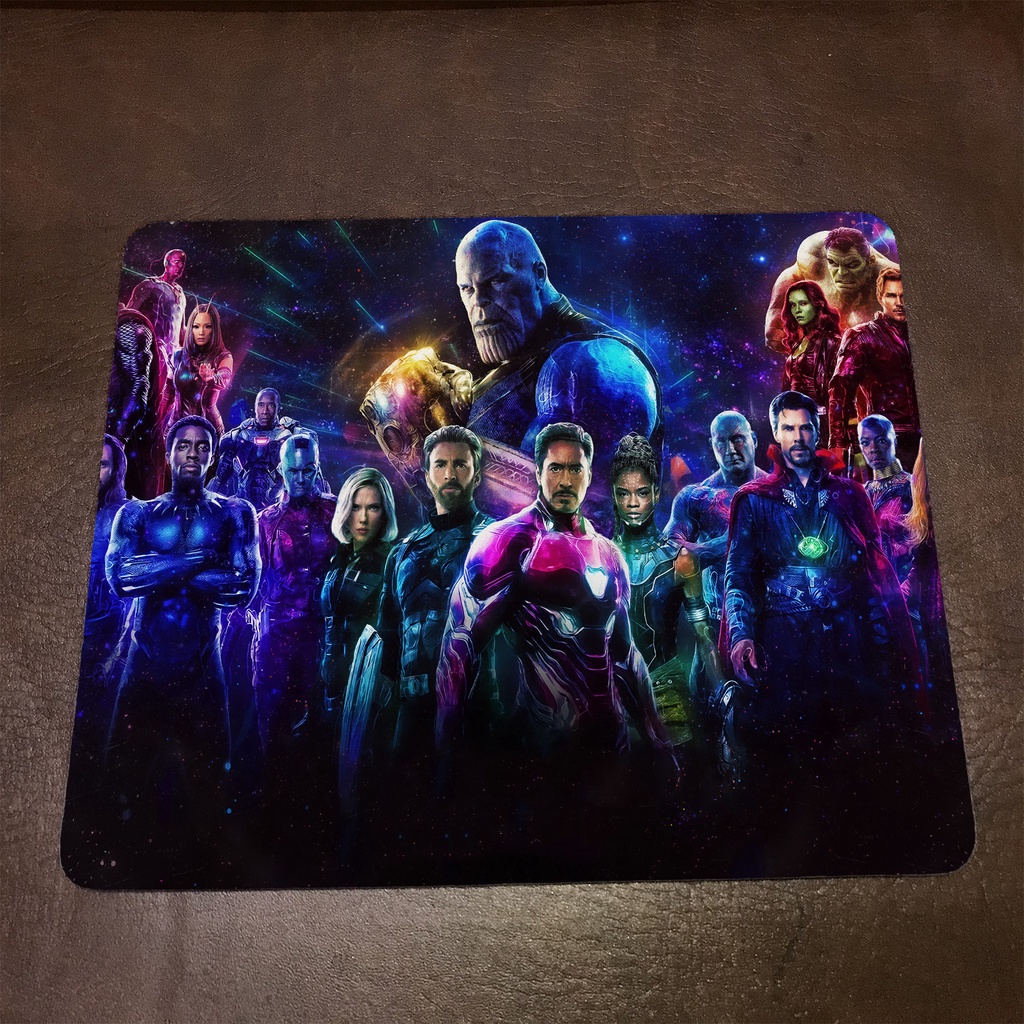 Lót chuột máy tính Marvel THANOS - Mẫu 2 Mousepad cao su êm ái, nhận in theo yêu cầu