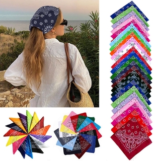 Khăn Bandana / Bandana Hình Vuông Đa Năng 55cm In Họa Tiết Thời Trang Cho Nam Nữ