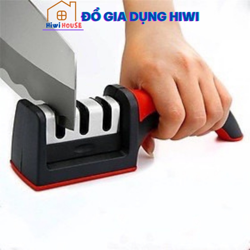 Dụng Cụ Mài Dao Kéo 3 Cấp Độ Cầm Tay Sắc Bén Tiện Lợi