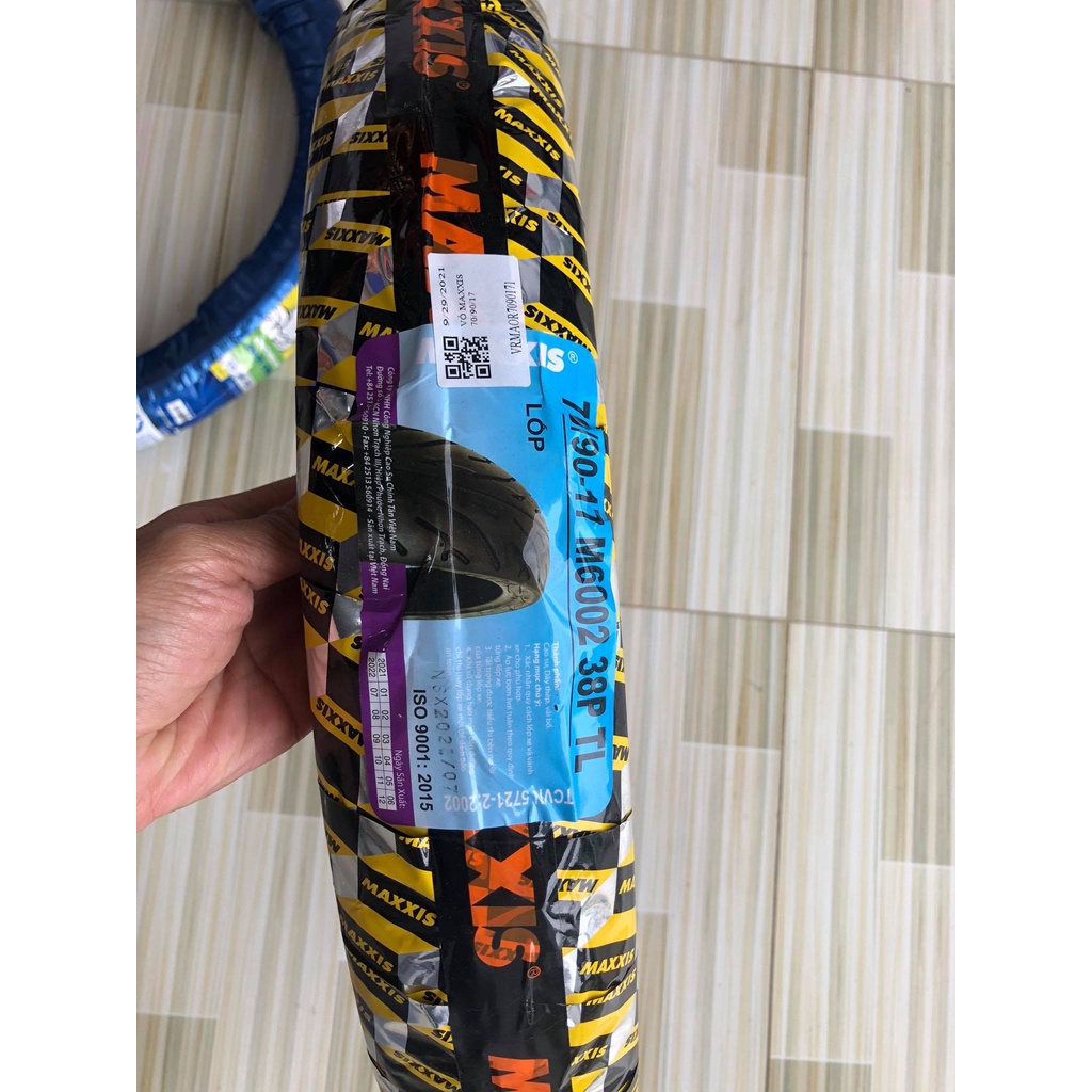 Vỏ (lốp) 70/90-17 MAXXIS KHÔNG RUỘT CHÍNH HÃNG
