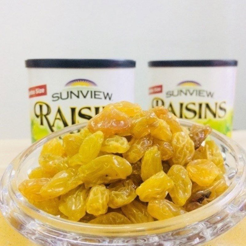Nho Khô Mỹ không hạt Sunview Raisins 425g