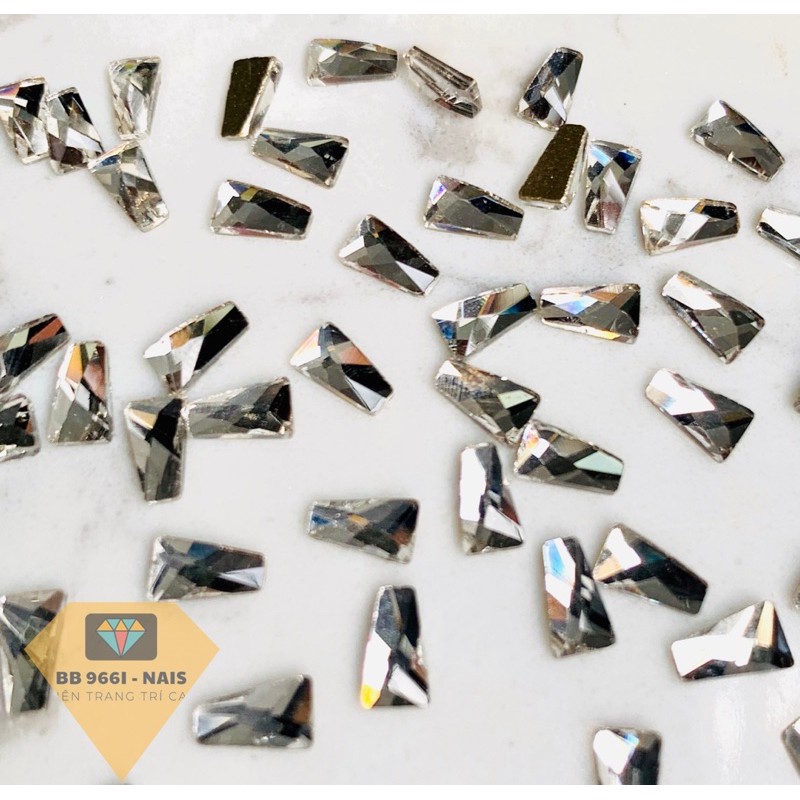 10-20 viên  đá khối trang trí móng nail