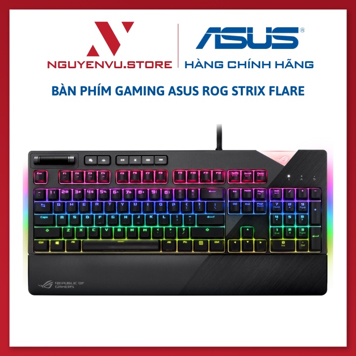 Bàn phím Gaming Asus ROG Strix Flare - RGB Aura Sync - Hàng Chính Hãng