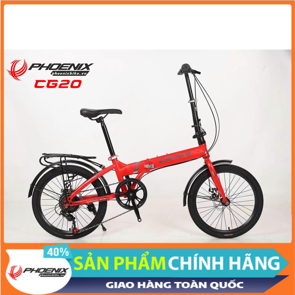Xe đạp gấp 20 inch Califa CG20 6 tốc độ