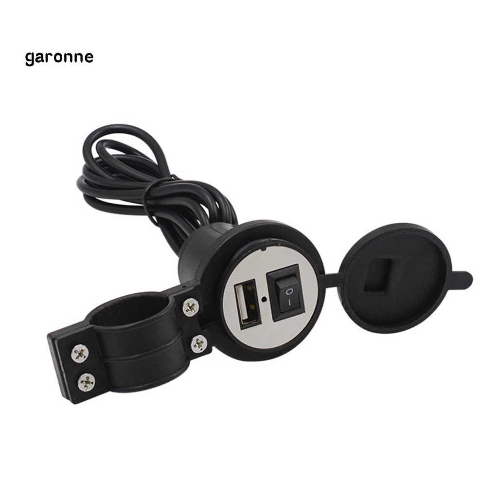 Cục Sạc Điện Thoại USB 12V Kèm Công Tắc Cho Xe Máy