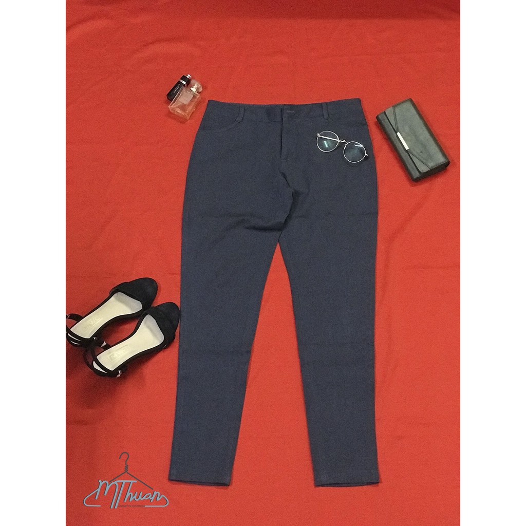 Quần Kaki 4 Chiều Xám Thời Trang Nữ