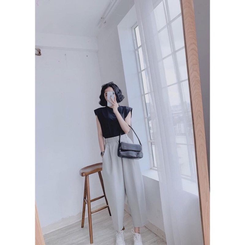 ✓[ kèm hình thật] siêu phẩm quần baggy lưng cao bigsize