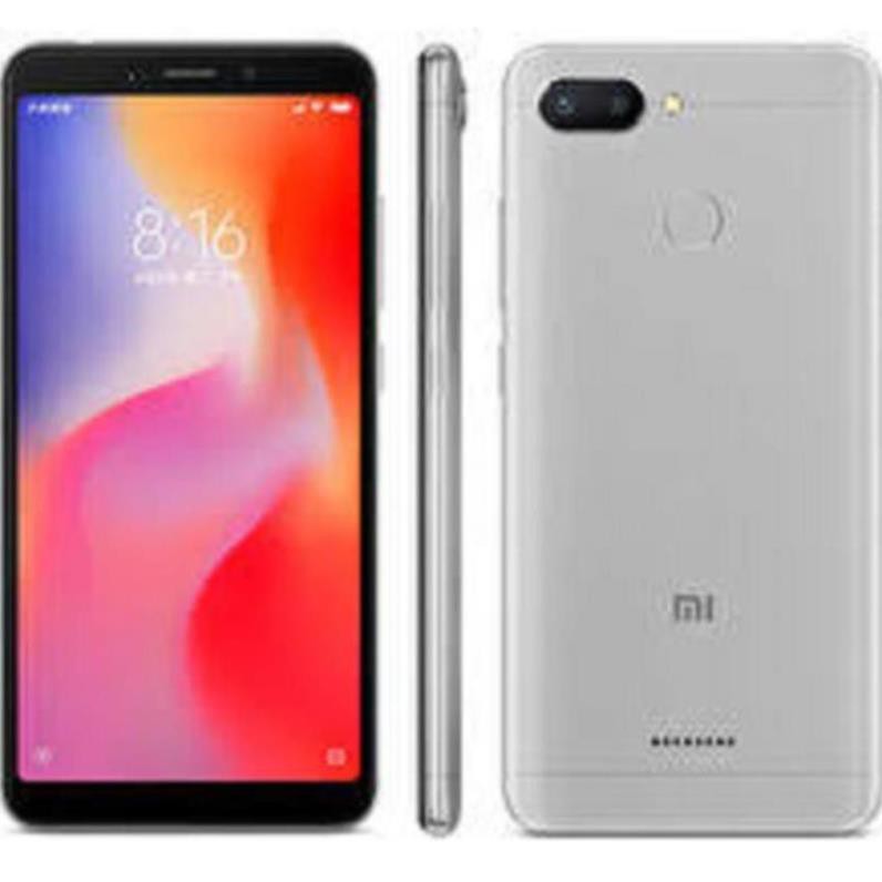 [Mã 1511ELSALE hoàn 7% đơn 300K] điện thoại Xiaomi Redmi 6 2sim ram 4G/64G mới Chính hãng, Tiếng Việt