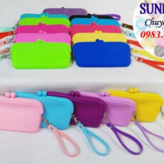 🌷 Combo 2 Bóp Silicon có dây cầm tay
