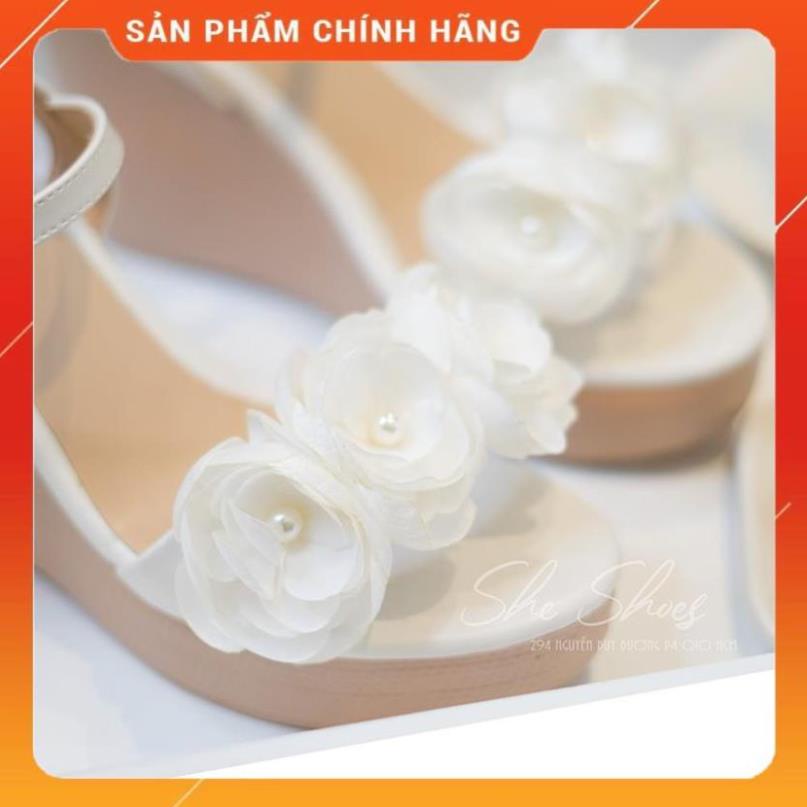 Giày sandal xuồng ♥️Freeship♥️ Giày cưới cô dâu siêu nhẹ, êm, xinh. ĐỘC QUYỀN BỞI SHE SHOES