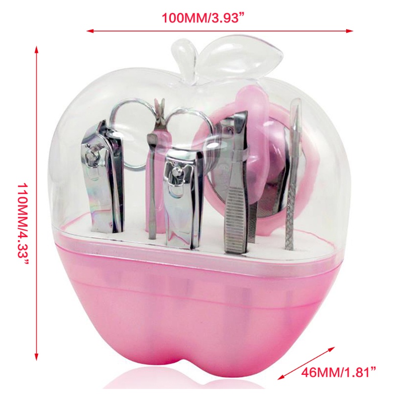 Bộ 9 Dụng Cụ Chăm Sóc Móng Chuyên Nghiệp Bằng Thép Không Gỉ Có Hộp Đựng