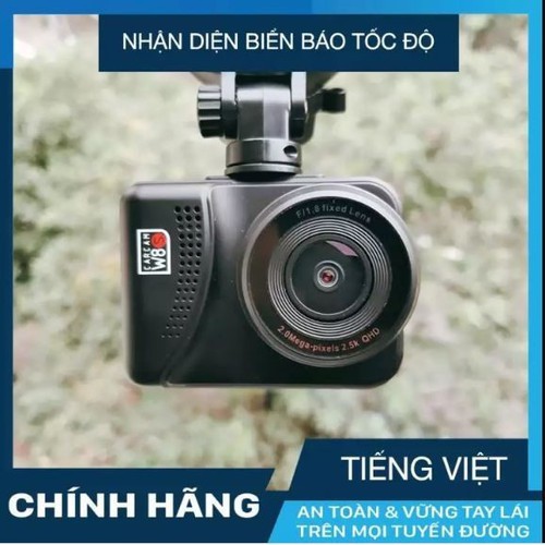 Camera Hành Trình W8S Đọc Biển Báo Tốc Độ Công Nghệ 4.0 - Tặng kèm thẻ nhớ lưu trữ tùy chọn - W8S