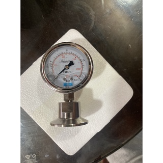 đồng hồ áp màng phi 63 inox 304