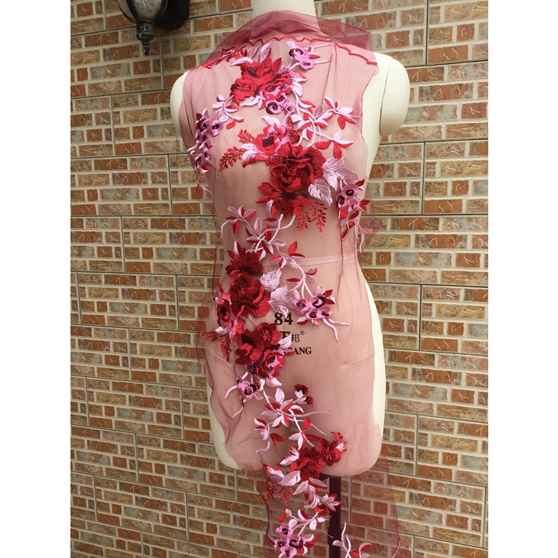 Miếng Vá Trang Trí Quần Áo Hình Hoa Lớn DIY