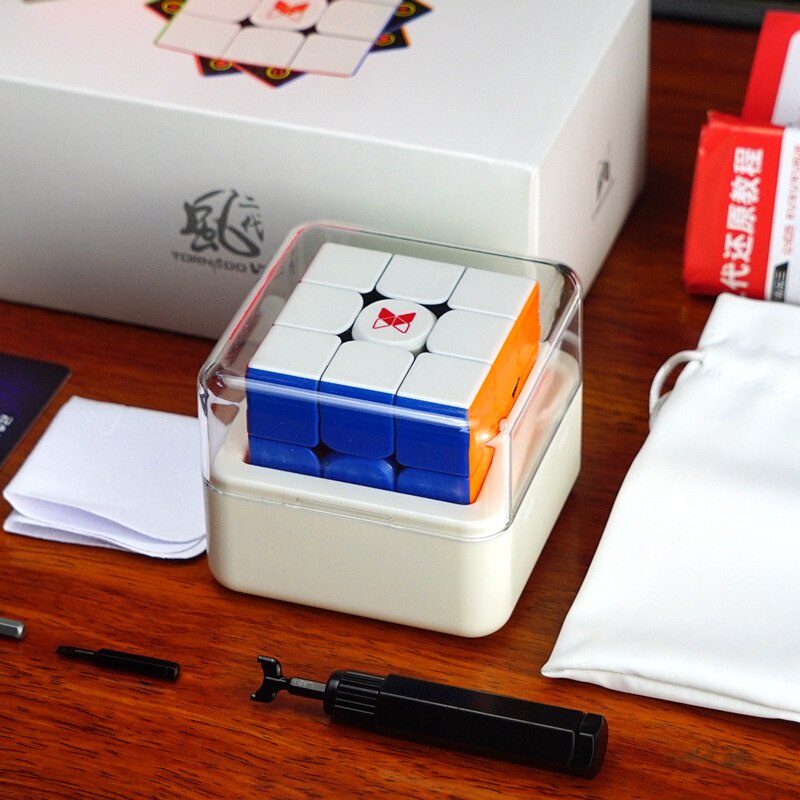 Mới Khối Qiyi Rubik Xman Tornado V2 M XMD 3x3x3 Từ Tính Chuyên Nghiệp Có Thể Điều Chỉnh Tốc Độ