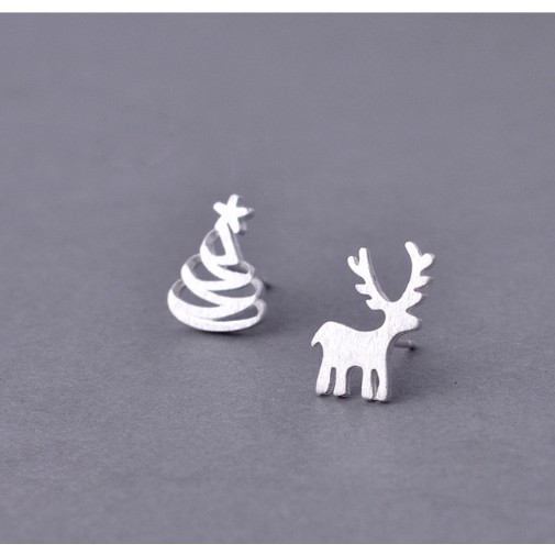 1 Khuyên Tai Hình Cây Thông Giáng Sinh Thời Trang