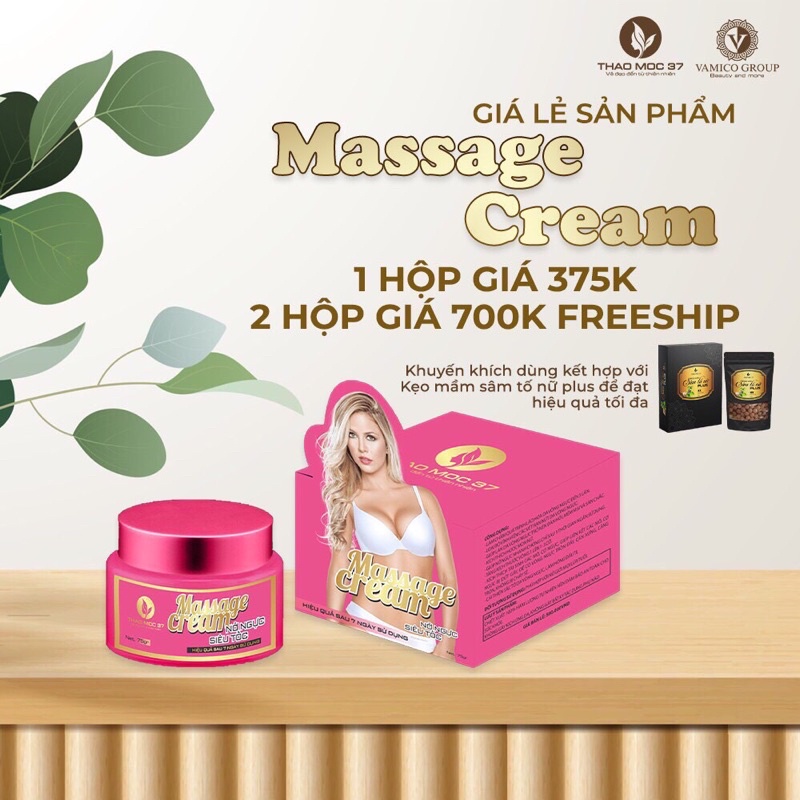 Kem Massage Nở Ngực Siêu Tốc Sau 7 Ngày Thảo Mộc 37