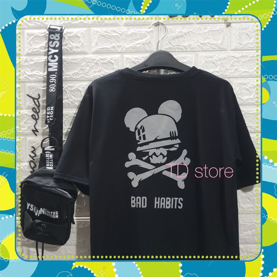 Áo Thun Phản Quang Bad Habbit Trẻ Trung